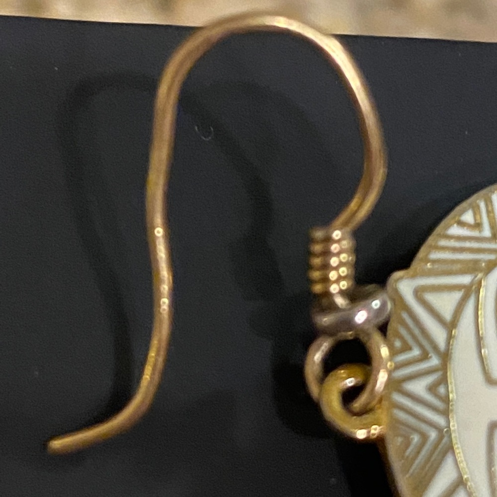 Laurel Burch “Moon Tiger” vintage earrings - Picture 5 of 5